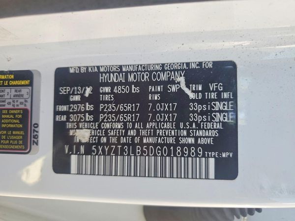 2013 HYUNDAI SANTA FE Sport 2WD