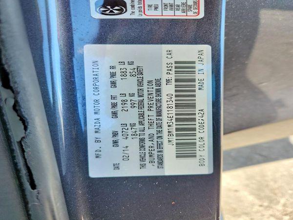 2014 MAZDA 3 Grand Touring/GT — VINS