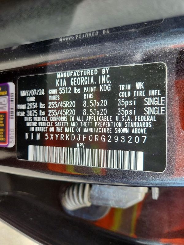 2024 KIA SORENTO — VINS