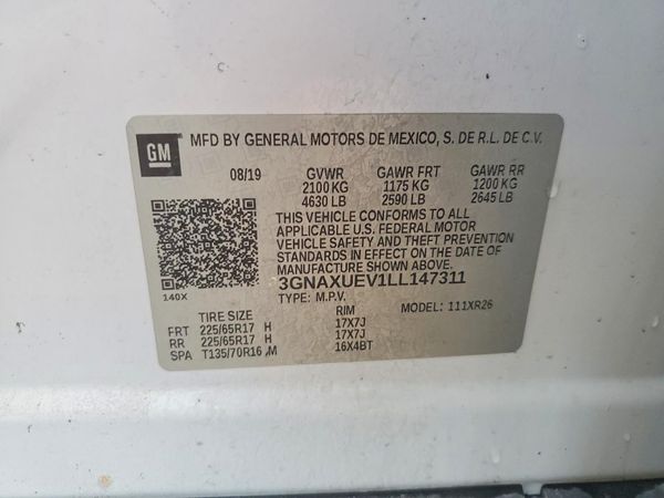 2020 CHEVROLET EQUINOX LT (1LT)
