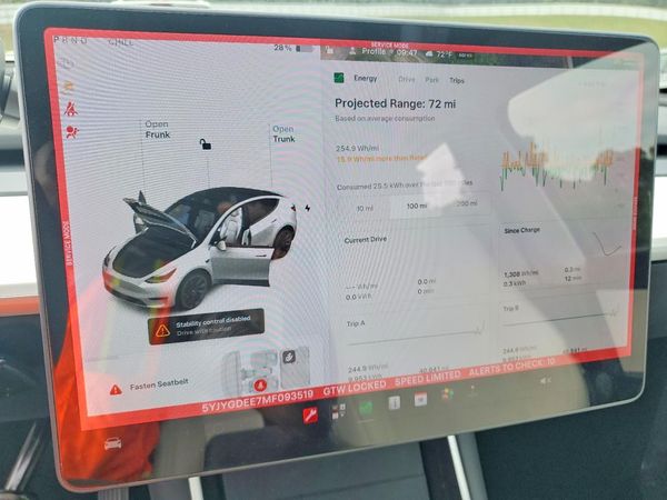 2021 TESLA MODEL Y — ODOM