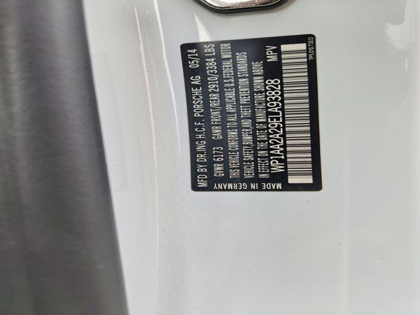 2014 PORSCHE CAYENNE — VINS