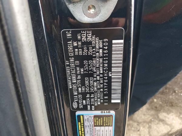 2021 KIA TELLURIDE S — VINS
