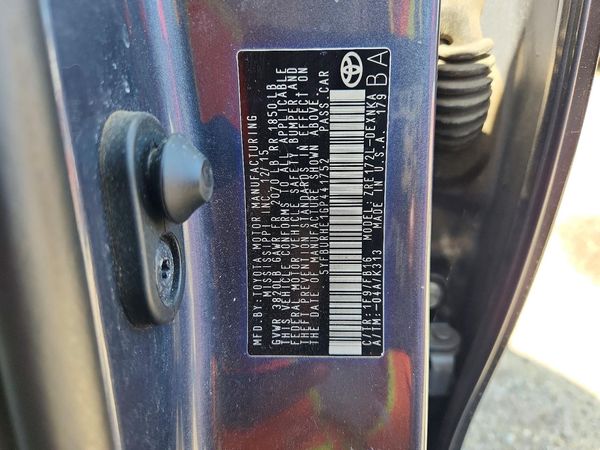 2016 TOYOTA COROLLA L/LE