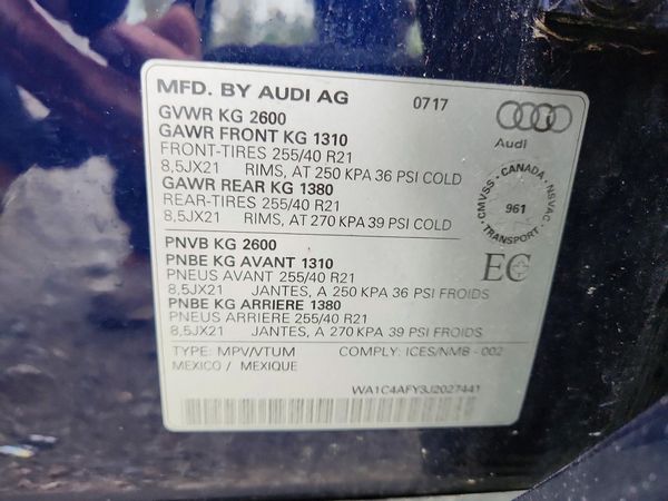 2018 AUDI SQ5 quattro Prestige