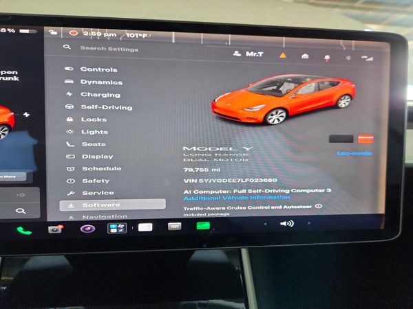 2020 TESLA MODEL Y — VINS