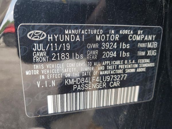 2020 HYUNDAI ELANTRA