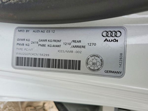 2012 AUDI A7 quattro Prestige