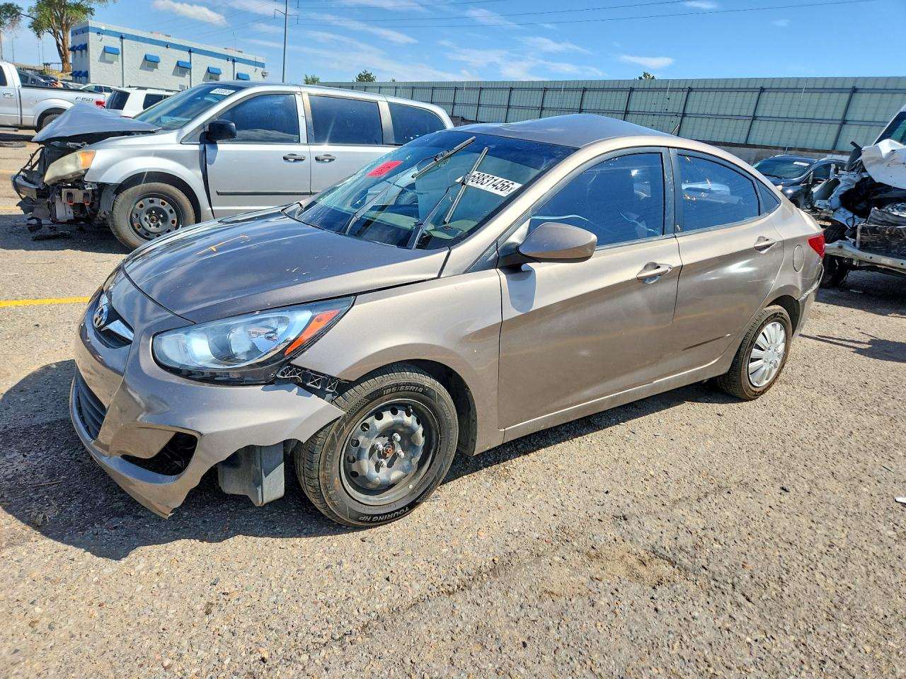 2013 HYUNDAI ACCENT — Front 3/4