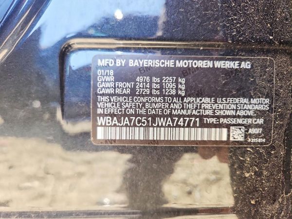 2018 BMW 530 xDrive