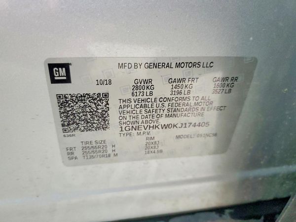 2019 CHEVROLET TRAVERSE LT