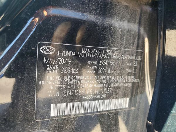 2020 HYUNDAI ELANTRA