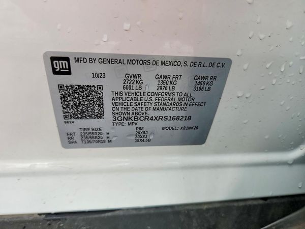 2024 CHEVROLET BLAZER 2LT — VINS