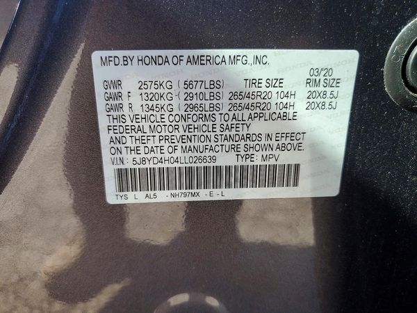 2020 ACURA MDX SH-AWD A-SPEC