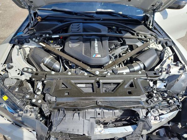 2021 BMW M3 — Engine bay