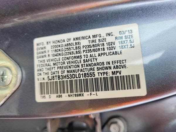 2013 ACURA RDX Technology Package