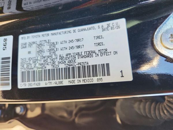 2026 TOYOTA TACOMA
