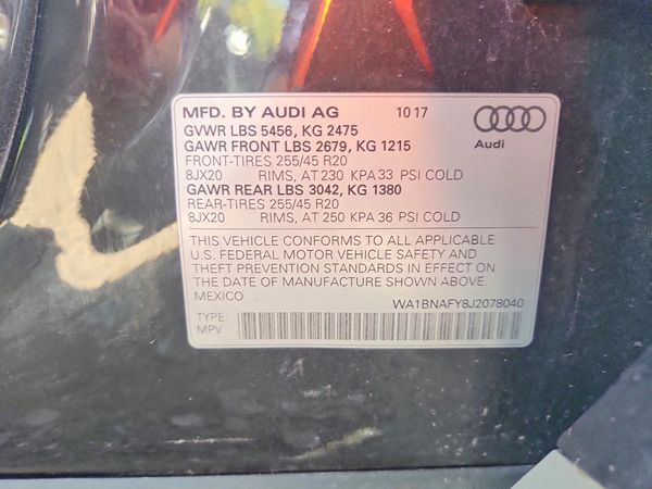 2018 AUDI Q5 quattro Premium Plus