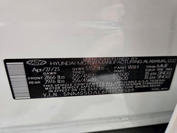 2023 HYUNDAI SANTA FE Calligraphy