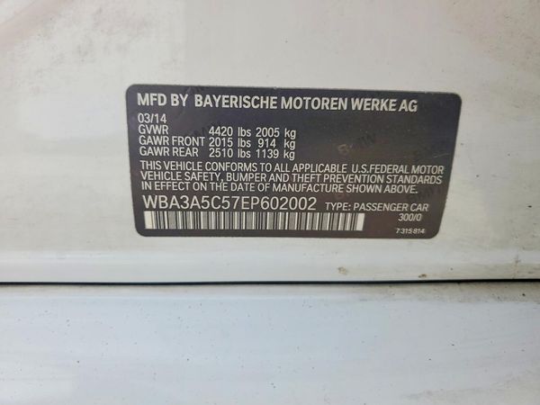 2014 BMW 3 SERIES