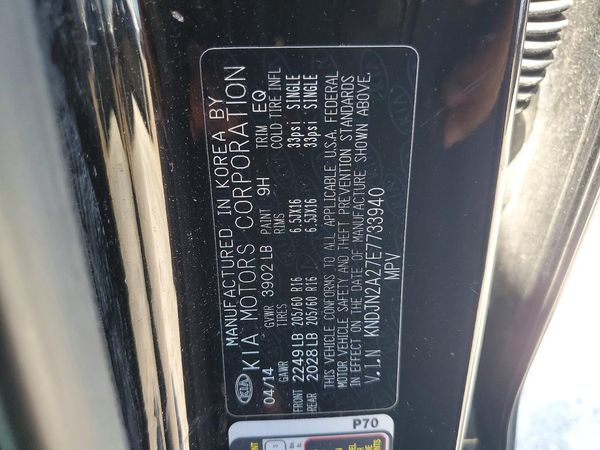 2014 KIA SOUL — VINS