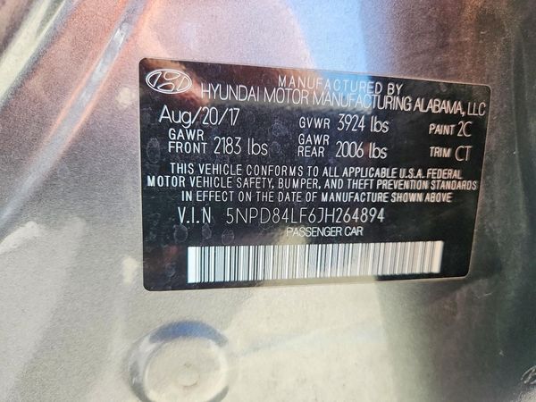 2018 HYUNDAI ELANTRA