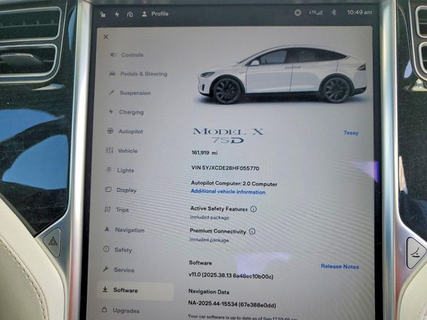 2017 TESLA MODEL X — ODOM