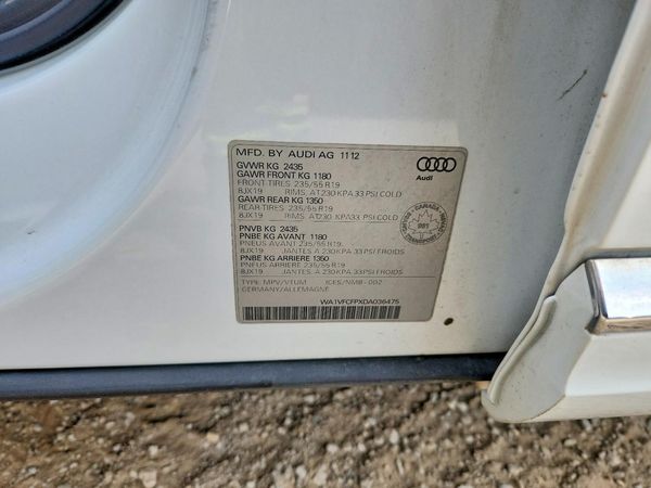 2013 AUDI Q5 Premium Plus — VINS
