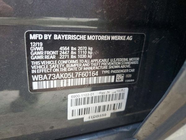 2020 BMW 228XI — VINS