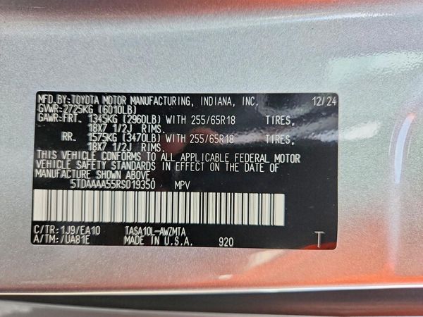 2024 TOYOTA GRAND HIGHLANDER