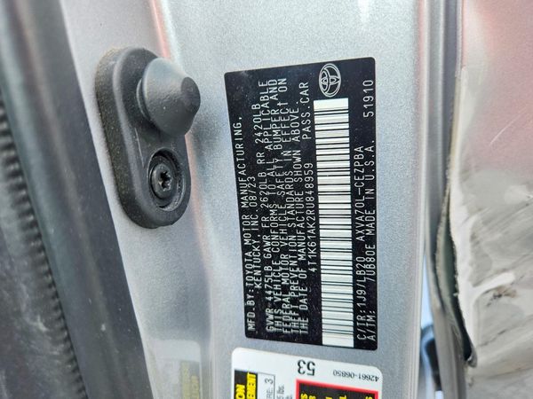 2024 TOYOTA CAMRY — VINS