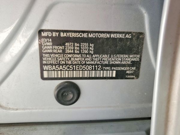 2014 BMW 528 — VINS