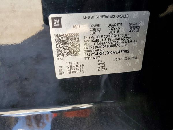 2019 CADILLAC ESCALADE ESV Platinum