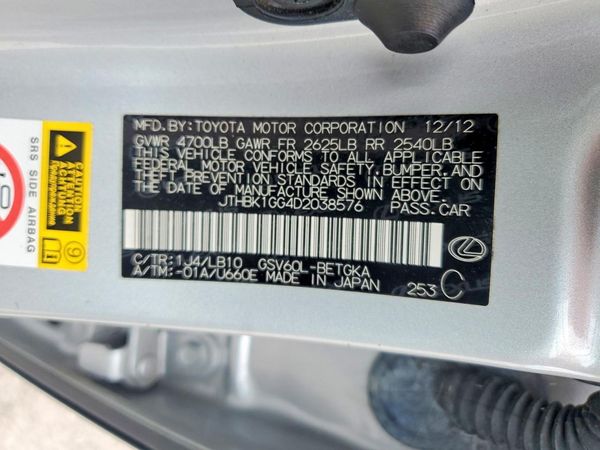 2013 LEXUS ES 350