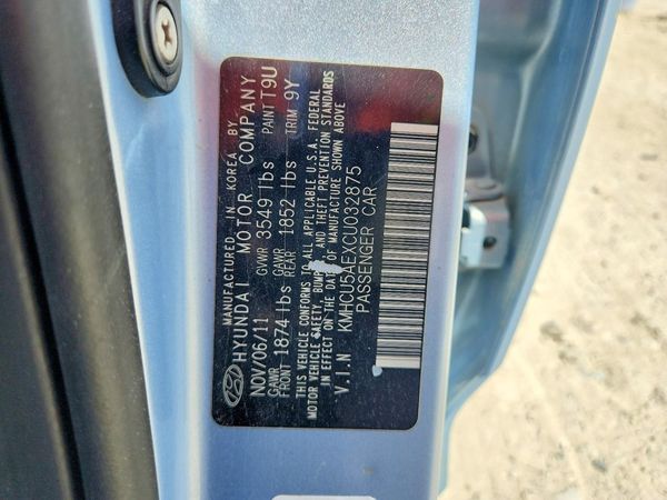 2012 HYUNDAI ACCENT GLS (Middle grade)