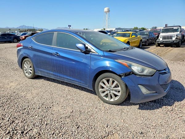 2015 HYUNDAI ELANTRA GLS(Middle) — Passenger 3/4