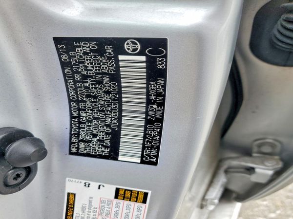 2013 TOYOTA PRIUS — VINS