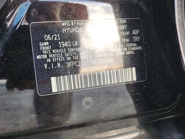 2021 HYUNDAI ACCENT SE & SEL