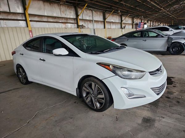 2015 HYUNDAI ELANTRA GLS(Middle) — Passenger 3/4