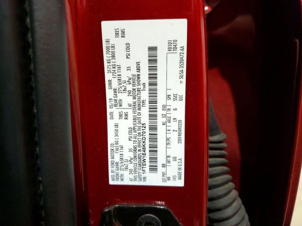 2019 FORD F150