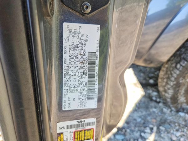 2013 TOYOTA TACOMA Delux — VINS