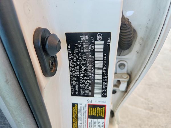 2012 TOYOTA CAMRY