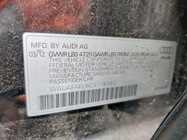 2012 AUDI A4 Premium