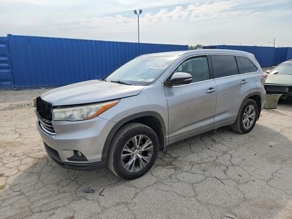 2015 TOYOTA HIGHLANDER — Front 3/4