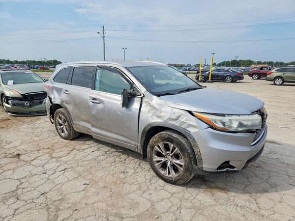 2015 TOYOTA HIGHLANDER — Passenger 3/4