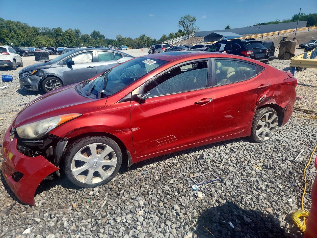 2012 HYUNDAI ELANTRA — Front 3/4