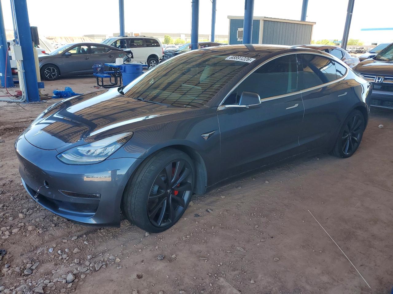 2020 TESLA MODEL 3 — Front 3/4
