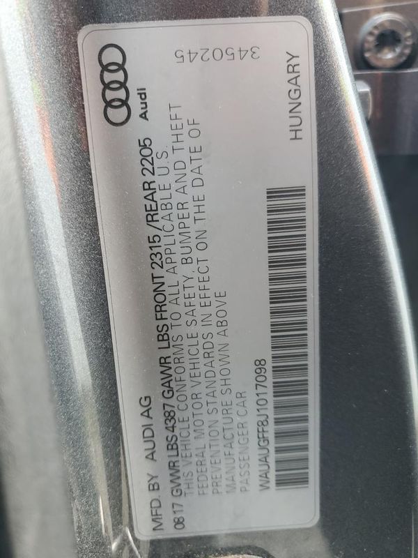 2018 AUDI A3
