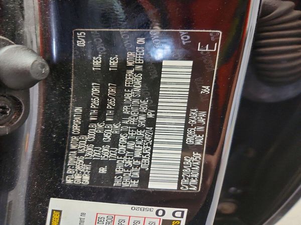 2015 TOYOTA 4RUNNER Base Grade