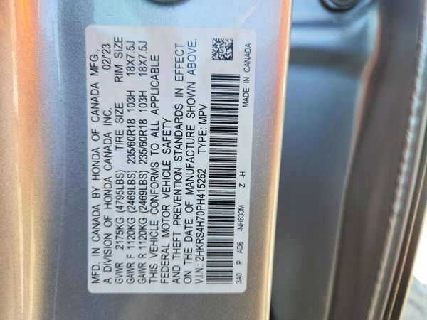 2023 HONDA CRV EX-L — VINS